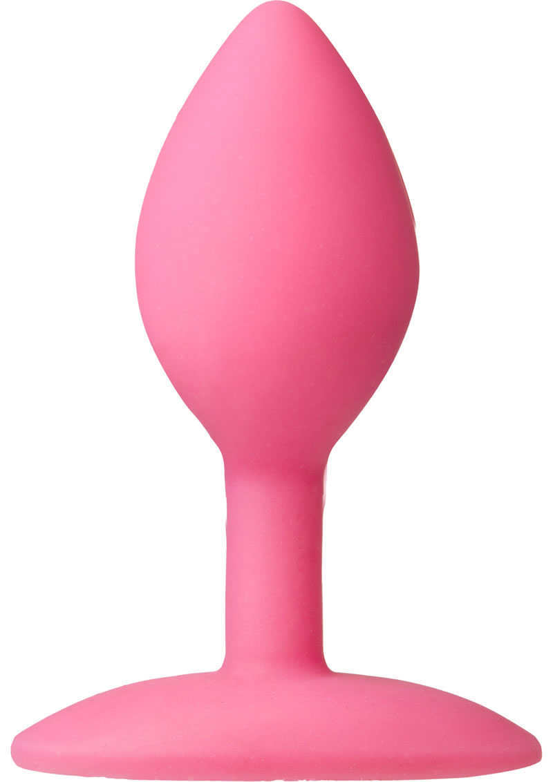 Platinum Premium Silicone The Minis Spade Butt Plug Pink Small 3 Inch