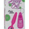 Booty Call Booty Glider Silicone Wired Remote Control Anal Probe Pink 3.75 Inch