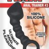 Ram Anal Trainer #3 Silicone Anal Probe Waterproof Black 5.5 Inch