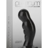 Platinum Premium Silicone The P-Plug Anal Plug Prostate Massager Black