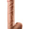 Real Feel Deluxe No 12 Wallbanger Vibrating Dildo Waterproof Flesh 12 Inch