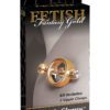 Fetish Fantasy Gold Magnetic Nipple Clamps Gold