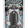 American Bombshell Shellshock Anal Plug Grey 6 Inch Long 9.11 Inch Girth