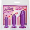 Crystal Jellies Anal Starter Kit Purple