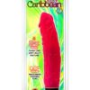 Jelly Caribbean Number 9 Realistic Vibrator Waterproof Pink 9 Inch