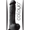 Colours Pleasures Silicone Dong Black 8 Inch