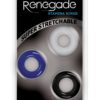 Renegade Stamina Cock Rings Assorted Colors 3 Each Per Pack