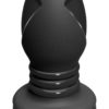 Platinum Premium Silicone The Stretch Silicone Anal Plug Medium Black 4.2 Inch