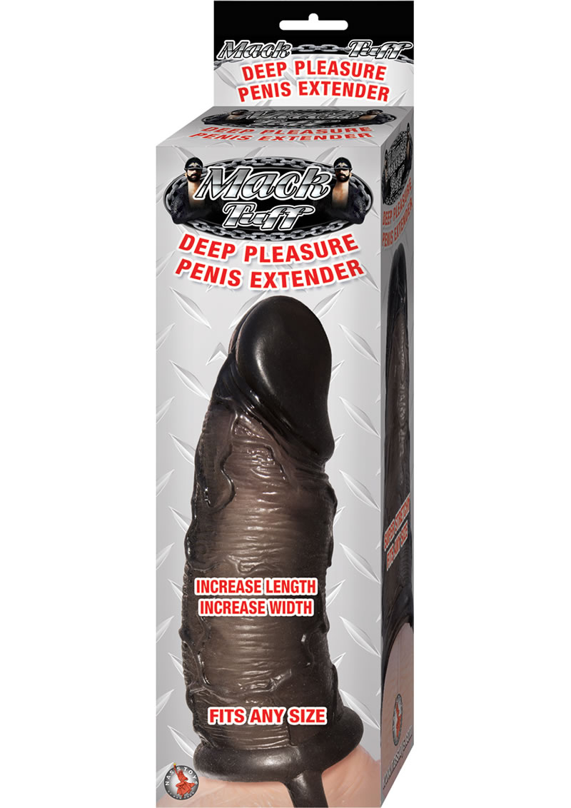 Mack Tuff Deep Pleasure Penis Extender Waterproof Black 6.5 Inch