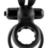 Screaming O Ohare Silicone Vibrating Rabbit Cockring Waterproof Black