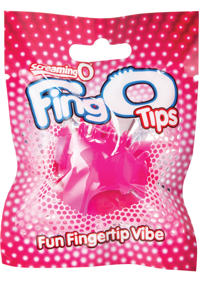 Screaming O Fing O Tips Silicone Finger Massagers Pink