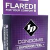 ID Superior Feel Lubricated Latex Condoms 3 Each Per Pack