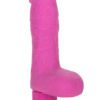 Shower Stud Ballsy Dong Pure Skin Vibrating Dildo Waterproof Pink 5 Inch