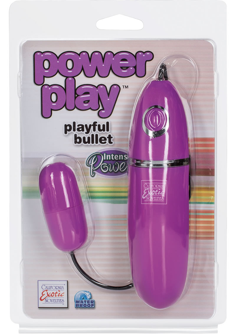 Power Play Playful Silicone Bullet Waterproof Purple 2.25 Inch