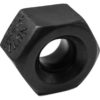 Nutt Silicone Ballstretcher And Cockring Black 2 Inch Diameter