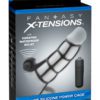 Fantasy Xtensions Silicone Deluxe Power Vibrating Cock Cage Black