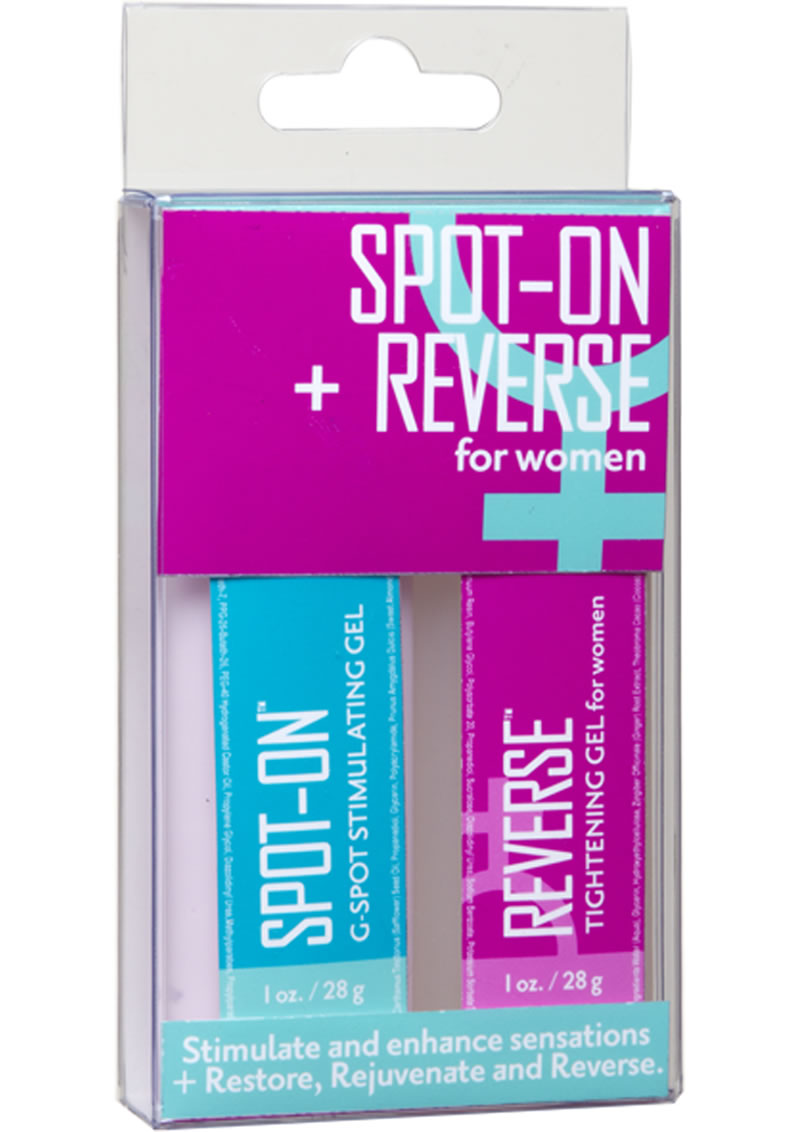 Spot On and Reverse For Women Stimulant And Enhancer Kit 2 Each Per Kit