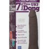 Vac U Lock UR3 Thin Realistic Cock Attachment Black 7.5 Inch