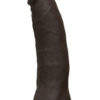 Vac U Lock UR3 Thin Realistic Cock Attachment Black 7.5 Inch