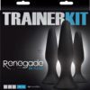 Renegade Trainer Anal Plug Kit Black 3 Each Per Set