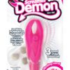 Scream Demon Mini Vibe With Silicone Sleeve Waterproof Pink