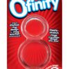 Ofinity Super Stretchy Double Silicone Cockring Waterproof Clear