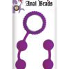 Sinful Anal Beads Silicone Purple 12 Inch