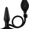 Booty Call Booty Pumper Silicone Inflatable Anal Plug Small Black