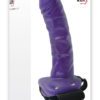 Adam and Eve Universal Hollow Strap On Purple 6 Inch