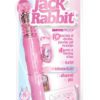 Petite Thrusting Jack Rabbit Dual Vibe Waterproof Pink 5 Inch