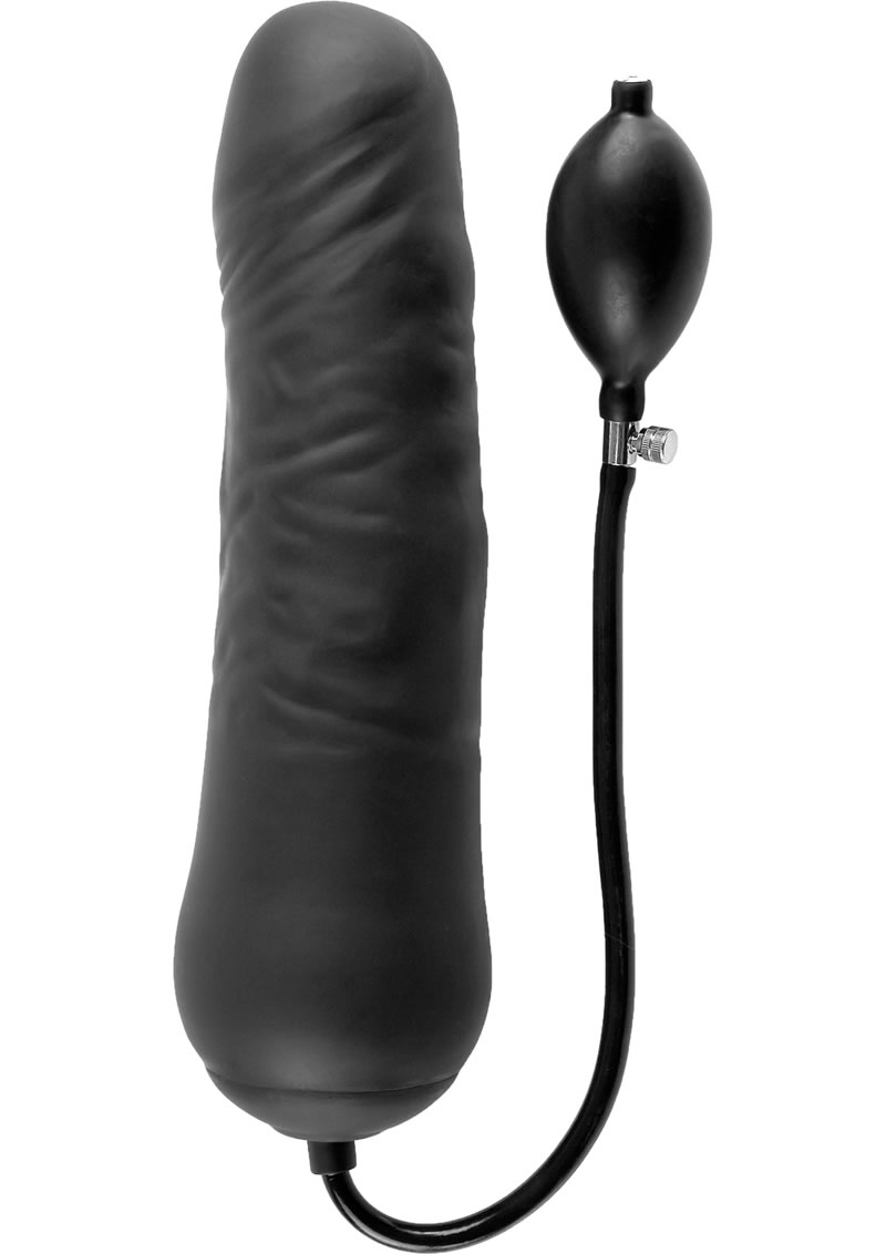 Fetish Fantasy Extreme Silcone Mega Inflatable Ass Blaster Dildo Black 13 Inch