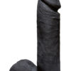 Vac U Lock Codeblack UR3 Realistic Cock With Balls Attachment Black 8 Inch