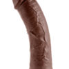 King Cock Realistic Dildo Brown 8 Inch