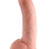 King Cock Realistic Dildo With Balls Flesh 9 Inch