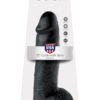 King Cock Realistic Dildo With Balls Black 12 Inch