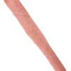 King Cock Tapered Double Dildo Flesh 16 Inch