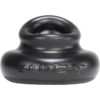 Oxballs Juicy Silicone Cockring Black 3.5 Inch