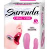 Surenda Silicone Oral Vibe Rechargeable 5 Function Waterproof Pink 2.25 Inch