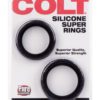 Colt Silicone Super Rings Black 2 Pack