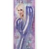 First Time Dual Exciter Vibrator Waterproof Purple 4 Inch