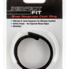 Perfect Fit Neoprene Snap Adjustable Cock Ring Black