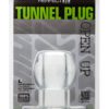 Perfect Fit Anal Tunnel Plug Clear Large 7.9 Inch Circumference