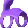 Fantasy C Ringz Ultimate Couples Cage Silicone Cockring Waterproof Purple