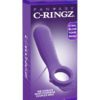 Fantasy C Ringz Ride N Glide Couples Ring Vibe Silicone Cockring Purple