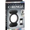Fantasy C Ringz Magic Touch Couples Ring Vibe Silicone Cockring Waterproof Black