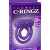 Fantasy C Ringz Silicone Vibrating prolong Performance Cockring Purple