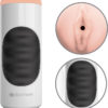 Pipedream Extreme Mega Grip Squeezable Vibrating Pussy Stroker Black