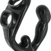 Master Series Rogue Erection Enhancer Cockring With Prostate Stimulator Black 4.5 Inch