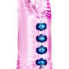 M For Men Sexy Snatch Jelly Pussy Beaded Stroker Pink 5.5 Inch