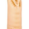 M For Men Sexy Snatch Pussy Beaded Stroker Beige 5.75 Inch